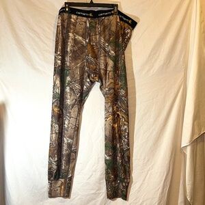 Carhartt Force Mens Long John Thermal Pants Base Layer Cameo Size 3XLarge